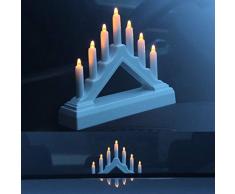 Auto Schwibbogen Lichterbogen 7 LED KFZ LKW Licht Christbaum Weihnachtsbaum Advent Deko