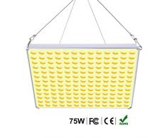 Roleadro 75W LED Pflanzenlampe Vollspektrum, LED Grow Light Pflanzenlicht Led Grow Lamp für Zimmerpflanzen Gemüse und Blumen