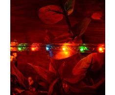 Lichterschlauch 20m Lichterkette Weihnachtsbeleuchtung XMAS (bunt)