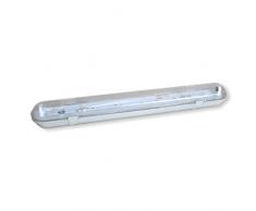 IP 65 Feuchtraum Wannenleuchte für 1 x 60cm LED T8 Röhre