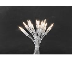 Konstsmide 6302-123 LED Minilichterkette / für Innen (IP20) 230V Innen / One String / mit Schalter / 35 warm weiße Dioden / transparentes Kabel