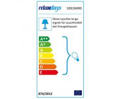 Relaxdays Hängeleuchte, E27