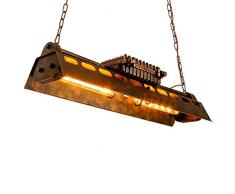 Henley Vintage Pendelleuchte Rustikal Hängelampe Industrial Stil Kronleuchter Antik Eisen Deckenleuchte Retro Design Lampe E27 Pendellampe für Bar Cafe Restaurant