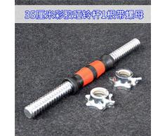 YHWW Hanteln 1Stk. Galvanisierte Hantelstange 2,5 cm Lichtstange mit kleinem Loch Universal Hantel Variable Langhantel Verbindungsstange Gewichtheben, 35 cm