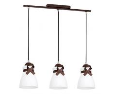 Pendelleuchte Rebel - 3 flammig | Hängelampe 3xE27 230V | Pendellampe im Landhausstil | Hängeleuchte rostfarbig handpatiniert