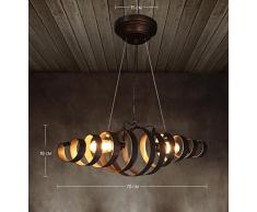 Hängelampe Industrielle Pendelleuchte Retro Deckenleuchte Vintage Kreative Eisen Dekorative Beleuchtung (2-flammig)für Arbeitszimmer Schlafzimmer und Wohnzimmer Essbereich Cafe Küche Oder Office Bar Tee-shop Restaurants E27(Leuchtmittel