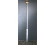 Konstsmide Modena 7336-320 Mastleuchte / B: 40cm T: 40cm H: 237cm / 1x60W / IP44 / galvanisiert/verzinkt