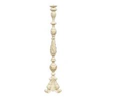 Biscottini Keks-Leuchter aus Holz, antikweiß