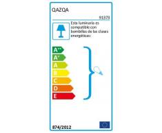 QAZQA Klassisch / Antik / Landhaus / Vintage / Rustikal / Retro / Außenleuchte / Wegeleuchte / Gartenlampe / Gartenleuchte / Standleuchte Sutton Pfahl 50cm dunkelgrau / Außenbeleuchtung Glas / rostfre
