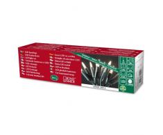 Konstsmide 6300-100 LED Minilichterkette / für Innen (IP20) 230V Innen / 10 warm weiße Dioden / grünes Kabel