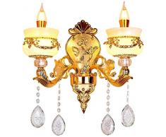 PLLP Haushalt Kronleuchter, Neuheit-Beleuchtung, Kronleuchter Led Kristall Anhänger Kronleuchter European Schlafzimmer Wohnzimmer Home Location Natürliche Jade Kristall-Kronleuchter,2