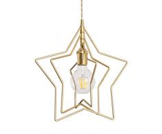 MLMH Starlight Kronleuchter Nordic kreative Persönlichkeit Bar Restaurant Bettgang Eingang Messing Kronleuchter (Color : Three Layers)