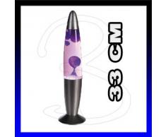 Back to the 70s! Der Klassiker - Lavalampe Motion ROCKET- gelb/blau -- super tolle Lava Lampe