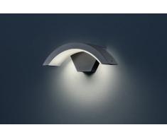 Trio Leuchten LED Außen Wandleuchte Harlem 220960142, Aluminiumguss Anthrazit, 6 Watt LED, IP54
