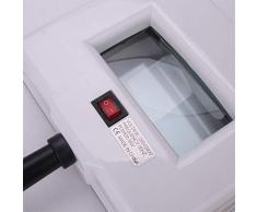 Lampe Hautpflege UV-Hauttest Licht Holzlampe Skin Analyzer Pro Holzlampe UV-Vergrößerungs Beauty Facial Device (weiß) JBP-X