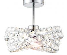 Design Glas Kristall Deckenleuchte Kronleuchter Leuchte Deckenlampe Lampe Lüster Ø 30cm 1xE27