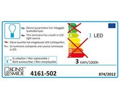 Konstsmide 4161-502 LED Dekolichterkette bunte Plastikreiskugeln / für AuÃen (IP44) / VDE geprüft / 24V AuÃentrafo / 40 warm weiÃe Dioden / weiÃes Kabel