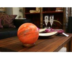 Salzkristall Lampe Kugel Planet Salzlampe Himalaya Salzleuchte 1304