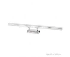 LED Edelstahl Spiegellampe/Spiegelleuchte mit Schalter Badleuchte Bilderlampe Wandleuchte einstellbar 12W 700mm JQ101