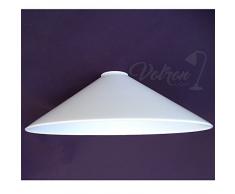 Schusterschirm Ersatzglas Leuchtenschirm Lampenglas Opalglas glänzend Ø300mm Höhe 100mm