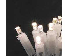 Konstsmide 5303-103 LED Minilichterkette / für Innen (IP20) / 230V Innen / 50 warm weiÃe Dioden / transparentes Kabel