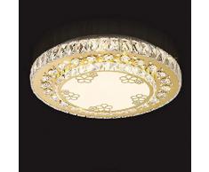 LED-Kristallhängeleuchte, Deckenleuchte, Edelstahl Cut Titanium Schlafzimmer Beleuchtung Einfache und Moderne LED-Kristalldeckenleuchte for Wohnzimmer, Schlafzimmer, Esszimmer (Color : G3)