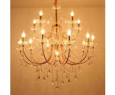 Amerikanischen goldenen Jahrgang Schmiedeeisen Kronleuchter industriellen Stil Café Garten Wohnzimmer Kronleuchter Schlafzimmer Restaurant-Beleuchtung, Chrom 5 + 1, ohne Schatten