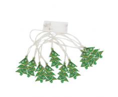 BESTOYARD Weihnachtsbaum String Licht LED Lichter Weihnachten Licht Streifen Batteriebetriebene Party Garten Terrasse Seil Weihnachtsbeleuchtung Dekoration 10 stücke