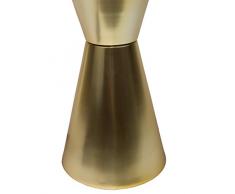 FISURA LT0463 Lava Lampe Farbe Gold Matte 40cm Flüssigkeit transparent Magma Glitter Gold. Metall und Kristall