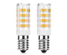 DiCUNO E14 LED Birne 4 W (40 W Halogen Äquivalent), 400LM, Warmweiß (3000K), 220-240V, Maiskolben Led Mais Birne,Nicht dimmbar, Kühlschranklampe/Wandlampe/Tischleuchte, 2er Pack