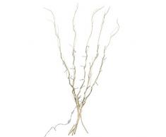 LED Lichterzweige Leuchtzweige 5 Dekozweige 100 cm Weiß mit 30 LED weiss LED Zweig, Dekozweige für Bodenvase