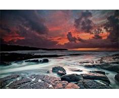 WQEFFTRW Neue HD Diamantzeichnung PieceNight Wasserlampe Erwachsene Kinder Intellektuelles Spielzeug 40 * 50cm