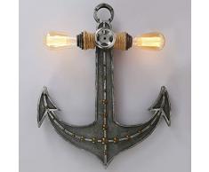 WZXCAP Kreative Klassiker Lampe E27 Edison-Lichter Pub Restaurant Wohnzimmer Hall-Club Bar Schlafzimmer Cage Wandleuchte Holz-Leuchter Bra Wandleuchte Bracket Licht Wandleuchten