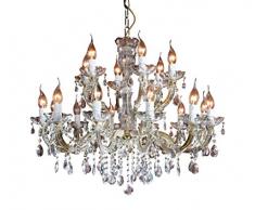 VENEZIANISCHER KRONLEUCHTER 18-armig Ø75cm messing (goldfarben) jetzt statt EUR 699,00