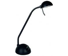 Pavo Stabile Schreibtischlampe Inklusive Leuchtmittel Halogen, schwarz 8055715