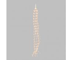 XMASKING Lichterbündel 1,2 m, 300 MicroLEDs extra warmweiß, Kupferdraht, Dauerlicht, 4,5V Trafo inkl, innen/außen