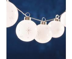 LED Dekolichterkette warmweiß 1406-133 8 weiß sa