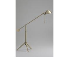 Dapo Tischlampe Small Studio Retro schwenkbare Halogen Tischleuchte Nickel matt inklusive G9, 40W Halogen Leuchtmittel