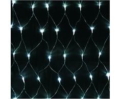 240 er LED Lichternetz Strom für außen Strom Lichtfarbe kaltweiss Kabel transparent