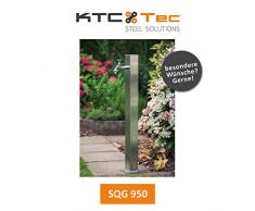 Wassersäule Edelstahl V2A Garten Brunnen Zapfsäule Wasserzapfsäule Wasserverteiler Zapfstelle SQG-950