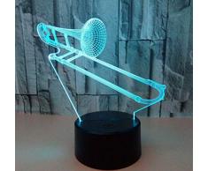 3D Dekorative 3D Illusion Nachtlicht 3D Tischlampe Acryl Papierlicht Nachtlicht 3D Touch 3D Nachtlicht