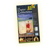 folia Lichtertüte ´Herzen´, groß, aus Papier, weiß 12402