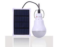 KK. BOL Solar Lampe Tragbare LED-Leuchtmittel Solar Panel Powered wiederaufladbarer Solar LED Leuchte Lampe für Home Beleuchtung Indoor Outdoor Notfall Beleuchtung Wandern Zelt Nacht Markt Beleuchtung