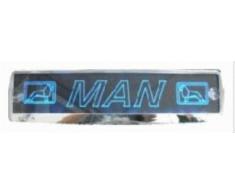 LED Schild MAN mit Wunschtext
