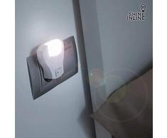 Nachtlicht Nachtleuchte 2LED mit Schalter Steckdosenlicht Steckdosenleuchte Nachtlampe