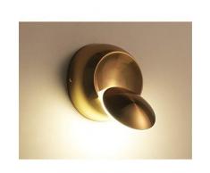 CattleBie Led Wandleuchte 360 ​​Grad drehbare Schmiedeeisen Wandleuchte, Nachttischlampe Gold-Einfache Rück Moderne kreatives Drehen Treppen Studie Restaurant Wohnzimmer (Color : Multi-Colored)
