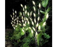HOMYY Solarleuchten Baum Blätter Form Lampe, 3 Stück 60 LEDs, Stilvolle Fee, dekorative Dekoration für den Außenbereich, Garten, Rasen, Terrasse, Terrassendielen (warmweiß)