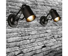 Industrielle Retro Wandleuchte Aisle Corridor Hotel Bar Cafe Wandstrahler E27 Halter f¨¹r Dekor Ihr Zuhause