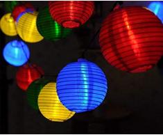 Led Lichterkette Solar Laterne Im Freien Wasserdicht Nach Hause 100 Lichter 12 Meter [Farbe]