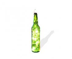 Kronleuchter，Flasche Single Head Kronleuchter Led Kreative Weinflasche Glas Kronleuchter Starlight Led Light Flaschenlampe Grün